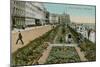Carpet Gardens, Eastbourne, England. Postcard Sent in 1913-French Photographer-Mounted Giclee Print