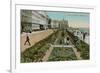 Carpet Gardens, Eastbourne, England. Postcard Sent in 1913-French Photographer-Framed Giclee Print