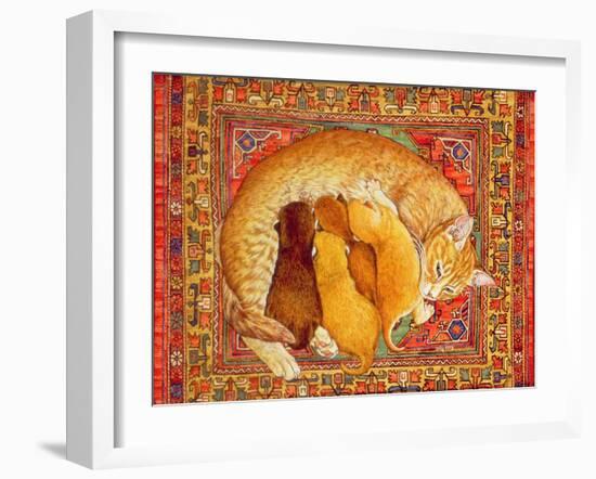 Carpet-Kittens-Ditz-Framed Giclee Print