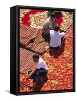 Carpet Market, Tashkent, Uzbekistan, Central Asia-Upperhall Ltd-Framed Stretched Canvas