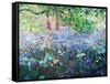 Carpet of Bluebells-Sylvia Paul-Framed Stretched Canvas
