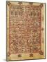 Carpet Page, Cross Filled with Bird Interlace, circa 730-null-Mounted Giclee Print