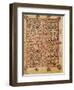 Carpet Page, Cross Filled with Bird Interlace, circa 730-null-Framed Giclee Print