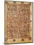 Carpet Page, Cross Filled with Bird Interlace, circa 730-null-Mounted Giclee Print