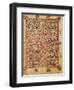 Carpet Page, Cross Filled with Bird Interlace, circa 730-null-Framed Premium Giclee Print