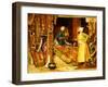 Carpet Seller, 1871-Jean Georges Vibert-Framed Giclee Print