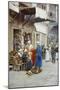 Carpet Seller in a Bazaar-Filipo Or Frederico Bartolini-Mounted Giclee Print