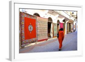 Carpet Shop, the Medina, Rabat, Morocco, North Africa, Africa-Neil Farrin-Framed Photographic Print