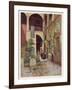 Carpet Warehouse in Istanbul-Warwick Goble-Framed Art Print