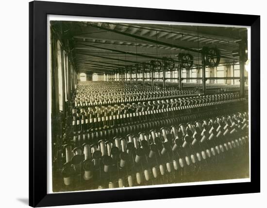 Carpet Yarn Spinning, Leas Spinning Mill, 1923-English Photographer-Framed Photographic Print