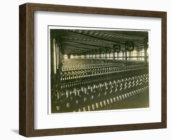 Carpet Yarn Spinning, Leas Spinning Mill, 1923-English Photographer-Framed Photographic Print