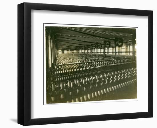 Carpet Yarn Spinning, Leas Spinning Mill, 1923-English Photographer-Framed Photographic Print