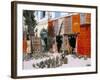 Carpets and Metalware for Sale, Essaouira, Morocco, North Africa, Africa-R H Productions-Framed Photographic Print