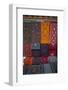 Carpets for sale at market, Bhutan.-Gavriel Jecan-Framed Photographic Print