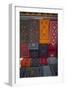 Carpets for sale at market, Bhutan.-Gavriel Jecan-Framed Photographic Print
