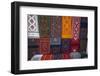 Carpets for sale at market, Bhutan.-Gavriel Jecan-Framed Photographic Print