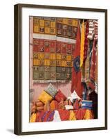 Carpets, Place De Criee, Souks, Marrakech, Morocco, North Africa, Africa-Ethel Davies-Framed Photographic Print