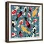 Carps in the Pond-Natalia Iashnova-Framed Photographic Print