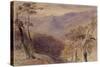 Carrara, 1861-Edward Lear-Stretched Canvas