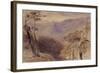 Carrara, 1861-Edward Lear-Framed Giclee Print