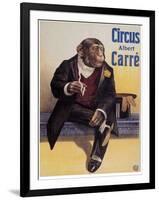 Carre Circus Chimp-Vintage Apple Collection-Framed Giclee Print