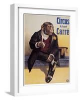 Carre Circus Chimp-Vintage Apple Collection-Framed Giclee Print