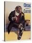 Carre Circus Chimp-Vintage Apple Collection-Stretched Canvas