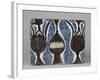 Carreau à décor de vase et pichets-null-Framed Giclee Print