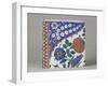 Carreau à décor floral polychrome-null-Framed Giclee Print