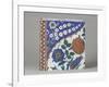 Carreau à décor floral polychrome-null-Framed Giclee Print