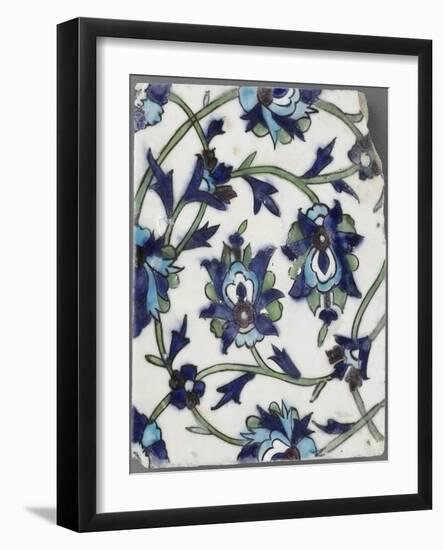 Carreau à décor floral-null-Framed Giclee Print