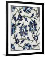 Carreau à décor floral-null-Framed Premium Giclee Print