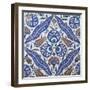 Carreau aux lèvres bleues dites "lèvres de Bouddha" et sequins-null-Framed Giclee Print