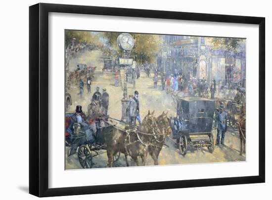 Carrefour Dronot, Intersection, Paris-Peter Miller-Framed Giclee Print