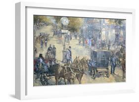 Carrefour Dronot, Intersection, Paris-Peter Miller-Framed Giclee Print