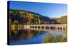 Carreg Ddu Viaduct and Reservoir, Elan Valley, Powys, Mid Wales, United Kingdom, Europe-Billy Stock-Stretched Canvas