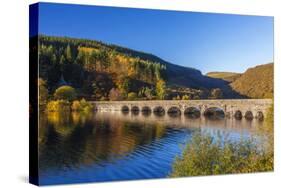 Carreg Ddu Viaduct and Reservoir, Elan Valley, Powys, Mid Wales, United Kingdom, Europe-Billy Stock-Stretched Canvas