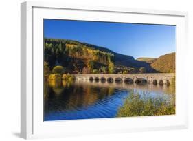 Carreg Ddu Viaduct and Reservoir, Elan Valley, Powys, Mid Wales, United Kingdom, Europe-Billy Stock-Framed Photographic Print