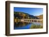 Carreg Ddu Viaduct and Reservoir, Elan Valley, Powys, Mid Wales, United Kingdom, Europe-Billy Stock-Framed Photographic Print