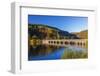 Carreg Ddu Viaduct and Reservoir, Elan Valley, Powys, Mid Wales, United Kingdom, Europe-Billy Stock-Framed Photographic Print