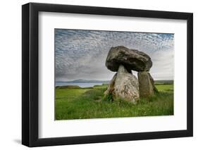 Carreg Samson, a 5000-year-old Neolithic tomb, UK-Graham Eaton-Framed Photographic Print