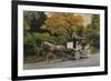 Carriage at Central Park-John Zaccheo-Framed Giclee Print