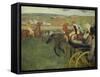 Carriage at the Races, 1877-1878-Edgar Degas-Framed Stretched Canvas