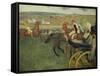 Carriage at the Races, 1877-1878-Edgar Degas-Framed Stretched Canvas
