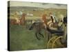 Carriage at the Races, 1877-1878-Edgar Degas-Stretched Canvas