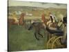 Carriage at the Races, 1877-1878-Edgar Degas-Stretched Canvas