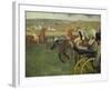 Carriage at the Races, 1877-1878-Edgar Degas-Framed Giclee Print