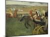 Carriage at the Races, 1877-1878-Edgar Degas-Mounted Giclee Print