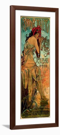 Carriage Dealers, 1902-Alphonse Mucha-Framed Giclee Print