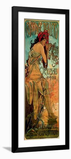 Carriage Dealers, 1902-Alphonse Mucha-Framed Giclee Print